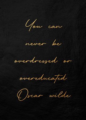 Oscar Wilde Quote Print