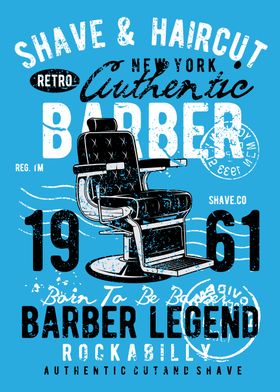 Barber Legend: New York's Retro Blade Artistry