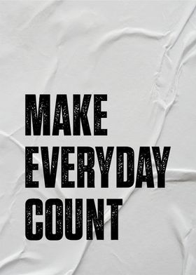 Make Everyday Count Poster