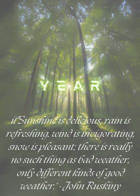 Forest Quote Poster