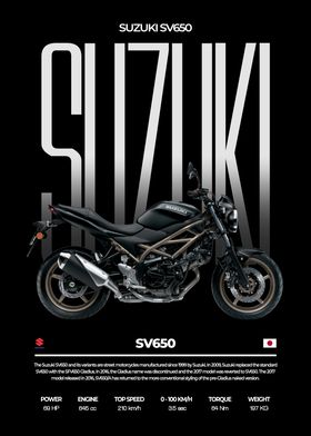 Suzuki SV650 Motorcycle