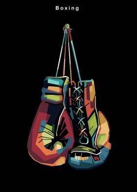 Boxing Gloves Art