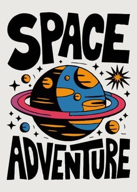 Space Adventure Graphic