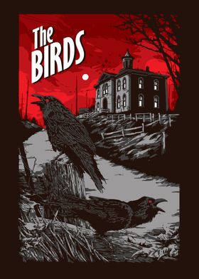 The Birds Poster Art