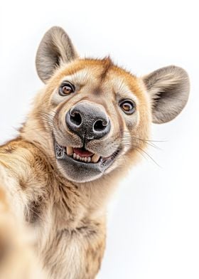 Smiling Hyena Selfie