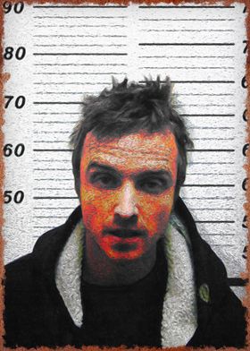 jesse pinkman Mugshot Painting