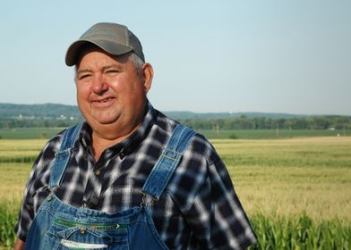 Farmer in Field