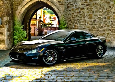 Black Maserati GranTurismo