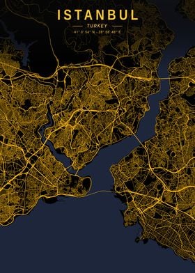 Istanbul Golden City Map