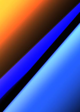 Abstract Blue and Orange Gradient