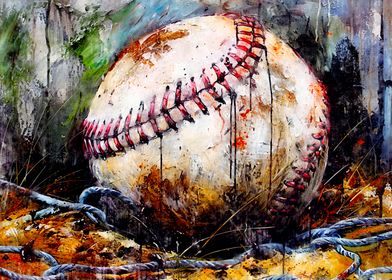 Battered Baseball