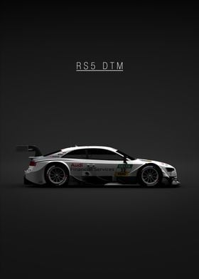 White Audi RS5 DTM 2014 