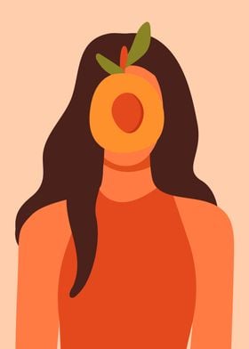 Peach Face Woman