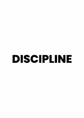 Discipline Text Art