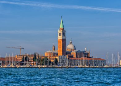 San Giorgio Maggiore Island In Venetian Lagoon