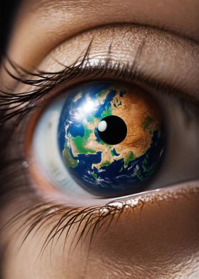 Earth in the Eye