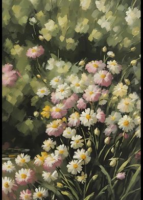 Daisy Field Painting