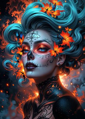 Day of the Dead Woman