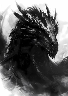 Black Dragon Portrait of Tairn