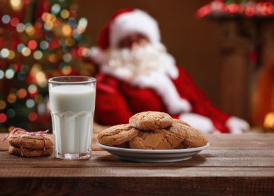 Milk and Cookies for Santa