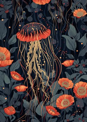 Jellyfish and Flowers