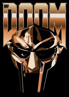 MF DOOM Mask Illustration