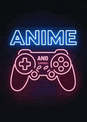 Anime and Gaming Neon