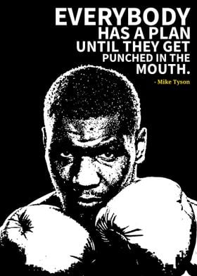 Mike Tyson Quote Poster