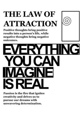 Law of Attraction Poster