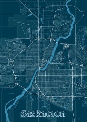 Saskatoon City Map