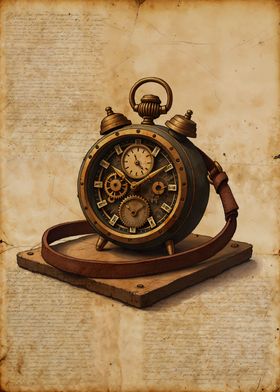 Vintage Steampunk Clock