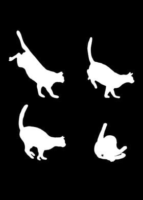 Strike A Pose - Cat Silhouettes