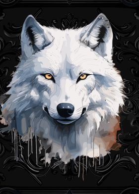 White Wolf Portrait