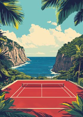 Ocean View Tennis Court