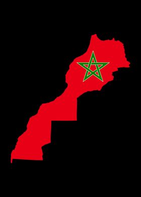 Morocco Map Outline