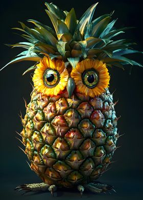 Pineapple Owl Portrait