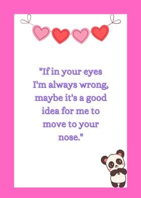 Cute Panda Love Quote