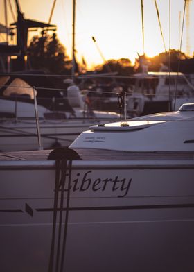 Sailboat at Sunset