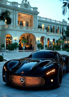 Black Mercedes Concept Car