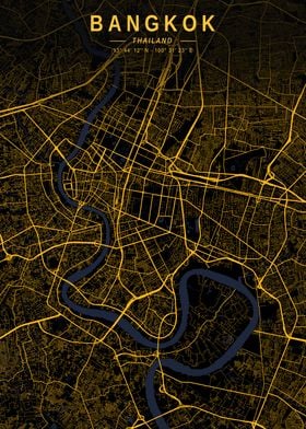 Bangkok Golden City Map