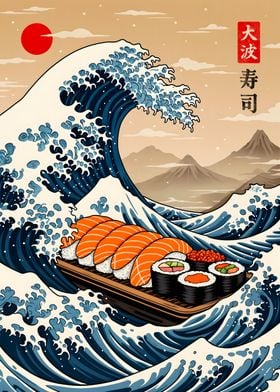 Sushi Great Wave