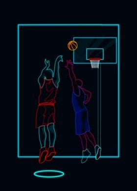 Neon Basketball