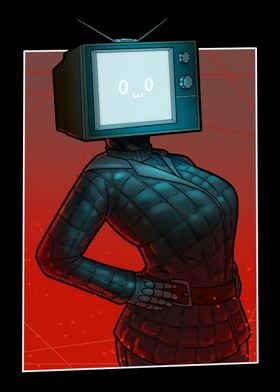 TV Head Woman