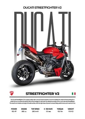 Ducati Streetfighter V2 Motorcycle