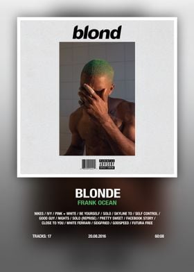 Frank Ocean Blonde Album Cover