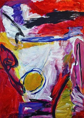 Abstract Expressionist Painting