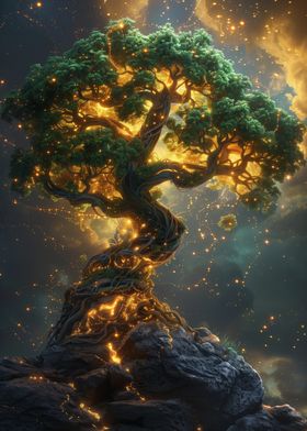 Glowing Tree of Life