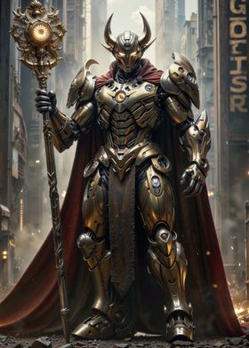 Golden Armored Warrior