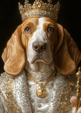 Royal Beagle Portrait