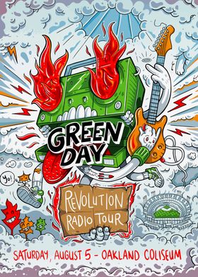 Green Day Concert Poster